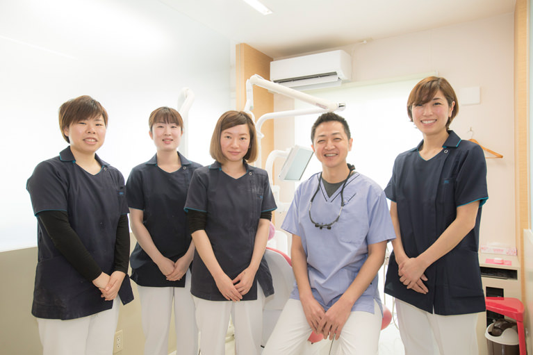 当院のスタッフは大半が子育て中の女性です。